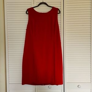 Red Knee length Dress
